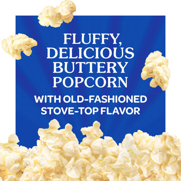 Act II Homestyle Microwave Popcorn, Movie Night Supplies, 2.75 oz., 6-Count Bags (Pack of 6)
