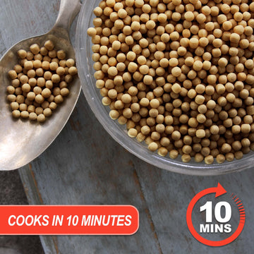 Barons Israeli Whole Wheat Couscous Toasted Pasta | 100% Natural Pearled Noodles for Soups, Side Dishes & More | Cooks in 10 Min