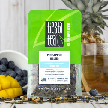 Tiesta Tea - Pineapple Blues | Blueberry Pineapple Green Tea | Premuim Tropical Loose Leaf Tea Blend | Medium Caffeinated Green