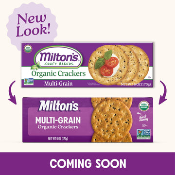 Milton'S Craft Bakers Organic Multi-Grain Crackers - Multigrain Crackers, Certified Organic, Non-Gmo, Healthy Crackers, Savory &