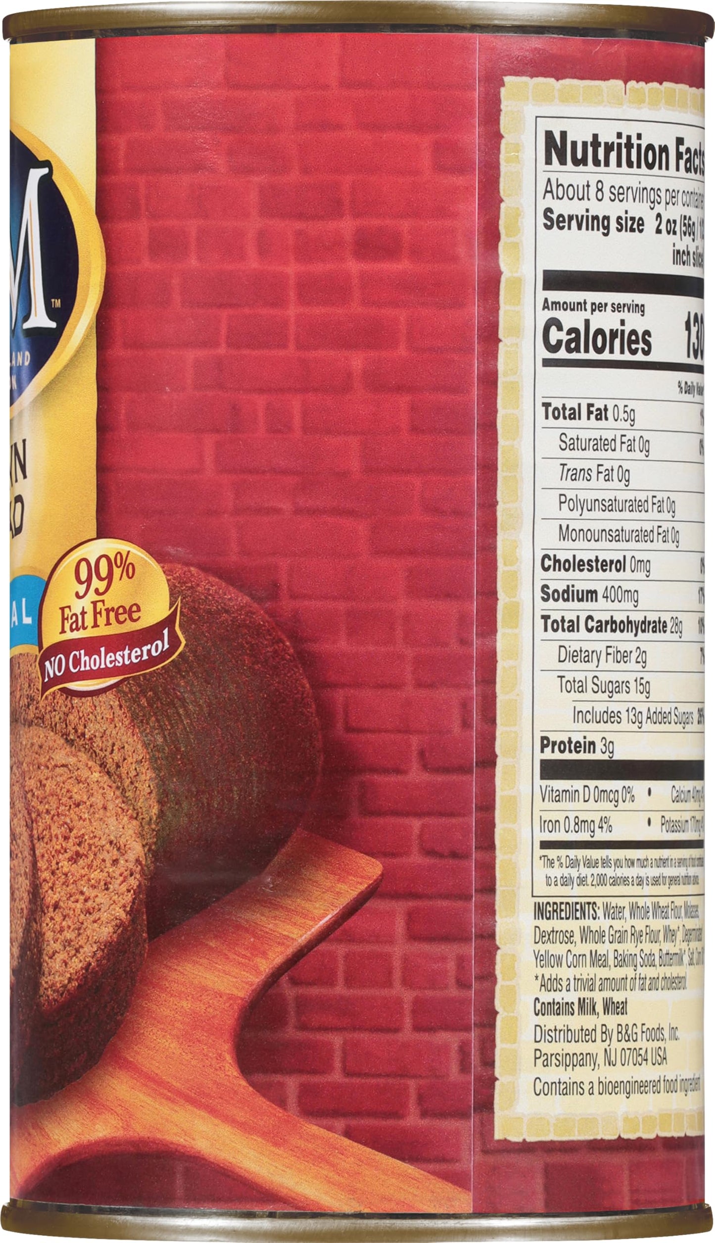 B&M Brown Bread, Original Flavor, 16 oz - 1 lb Pack of 2, Soft & Delicious, Ideal for Sandwiches and Toast