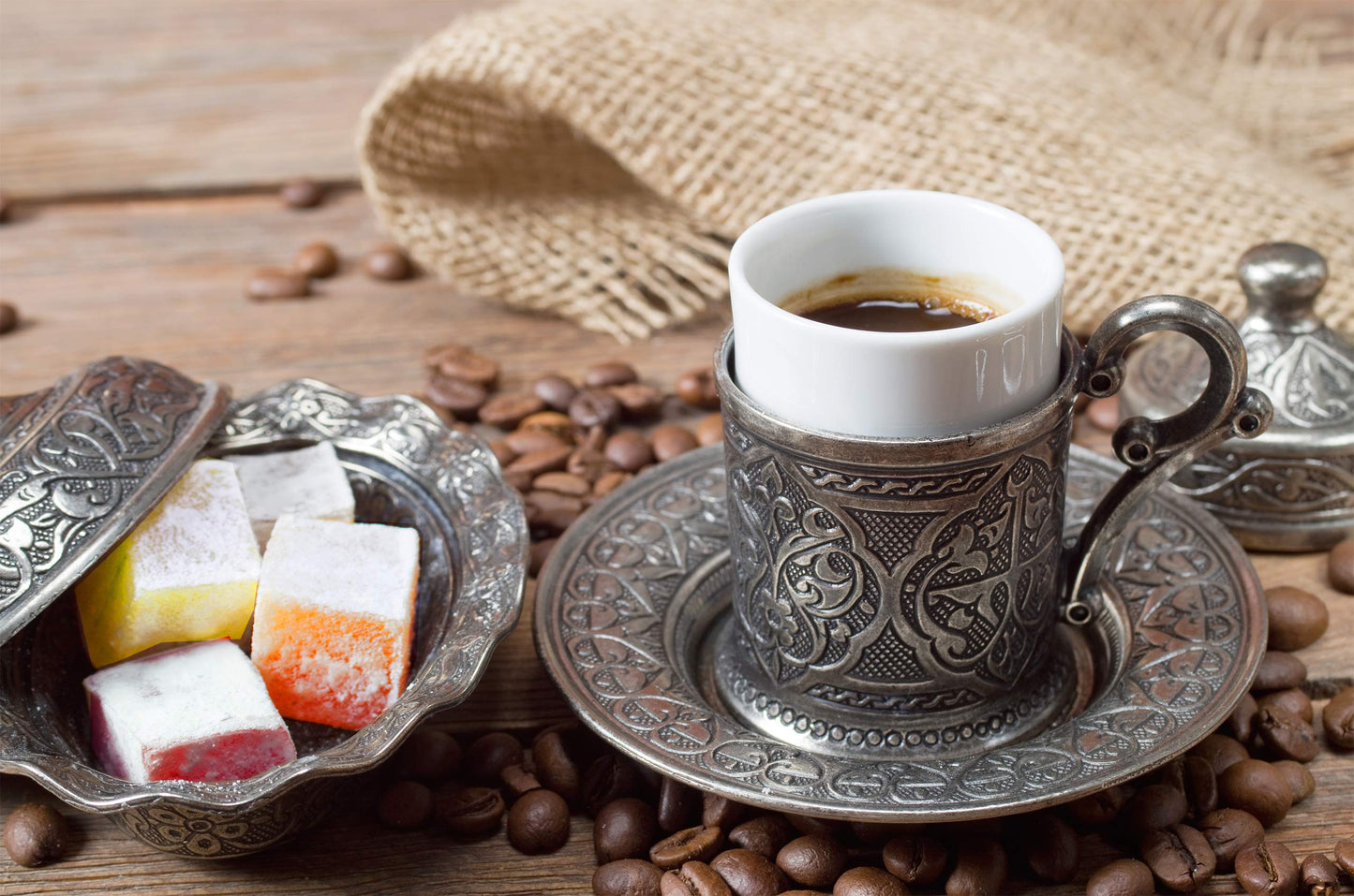 Cerez Pazari Turkish Delight Candy With Assorted Mix Flavours 16 Oz Gourmet Medium Size Snacks Gift Box | No Nuts Sweet Luxury T