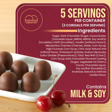 Queen Anne Dark Chocolate Covered Cordial Cherries | 6.6 Oz (Pack Of 12) | 10 Piece Gift Boxes | Whole Maraschino Cherry Creamy Filled Liquid Center | Holiday Party Chocolate Candy