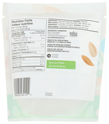 365 By Whole Foods Market, Blanched And Slivered Almonds, 8 Ounce