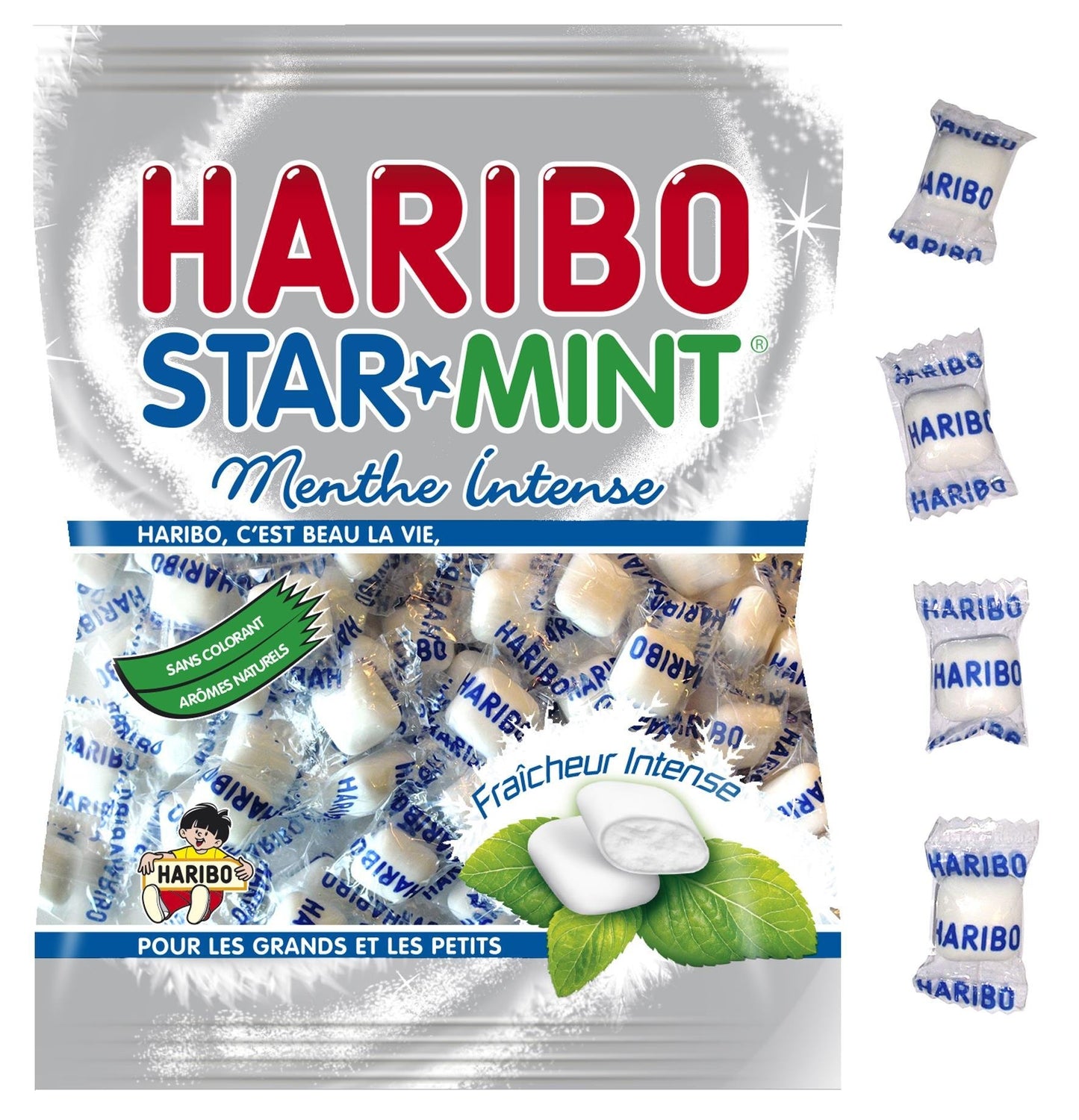 Haribo Starmint Fraîcheur Menthe Intense 200G