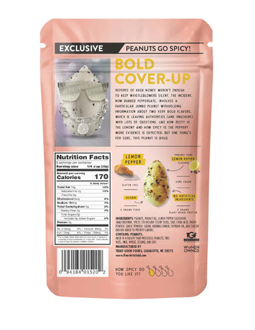 Henrietta Said Wing-Flavored Peanuts - Truly Good Foods Snacking Nuts - Bold Flavors - Savory & Spicy - Jumbo Flavored Peanuts -