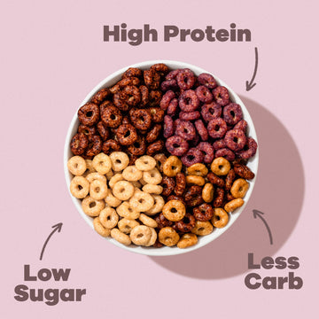 Crispy Fantasy High Protein Cereal Limited Edition Variety Pack Gluten Free Vegan Low Sugar Protein Snacks Plant Based Just Add Milk Healthy Breakfast for Kids & mature-themeds (4 Boxes x 9 Oz)