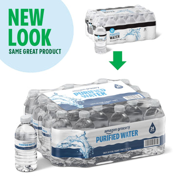 large online retailer Grocery Purified Water Plastic Bottles 10 Fl Oz Pack 24