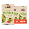 Explore Cuisine Organic Green Lentil Penne - Pack Of 6 (8 Oz) - Easy-To-Make Gluten Free Pasta - High In Plant Protein & Fiber - Organic, Non-Gmo - 48 Total Servings