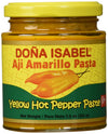 Doa Isabel Aji Amarillo Molido (Yellow Hot Pepper Paste) 7.5oz Single Bottle - Product of Peru - 3 pack