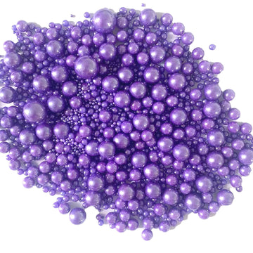 Sentovac Purple Pearl Sprinkles Edible Sugar For Cake Decorating Fancy Sprinkles Cake Topper Cupcake Cookie Baking Decorations Halloween Christmas Valentine'S Day Wedding Supplies
