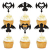 Ercadio 24 Pack Dragon Love Cupcake Toppers Dragon Heart Tcake Picks Dinosaur Cupcake Topper Dragon Cupcake Toppers Picks For Dr