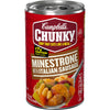 Campbells Chunky Soup, Minestrone with Italian Sausage Soup, 18.8 Oz Can