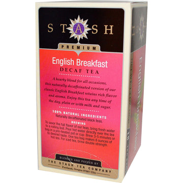 Stash Tea Decaf English Breakfast Tea - 18 Ct