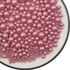 Edible Rose gold Pearls Sugar Sprinkles 120g/4.23 oz, Mix size Candy Pearl for Cake Decorating and Cupcake Toppers, Cookie Decor