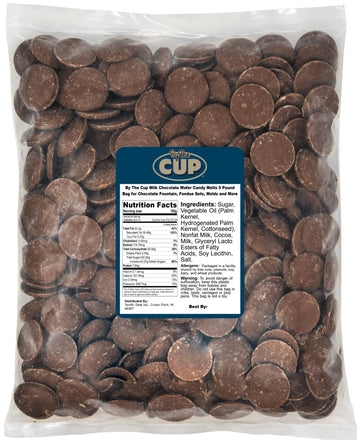 By The Cup Milk Chocolate Melting Wafers, 5 Lb Bulk Bag For Chocolate Fountain, Fondue Sets, Molds And More