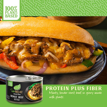 Unmeat Plant Based Meat | Easy To Prepare Plant Based Protein | Vegan Meat With Less Calories, Roast Beef Style, (Pack Of 1)