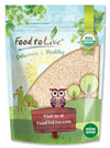Food to Live Organic Oat Bran, 4 Pounds - Non-GMO, Kosher, Raw, Vegan, Bulk, High Fiber Hot Cereal, Milled from High Protein Oat