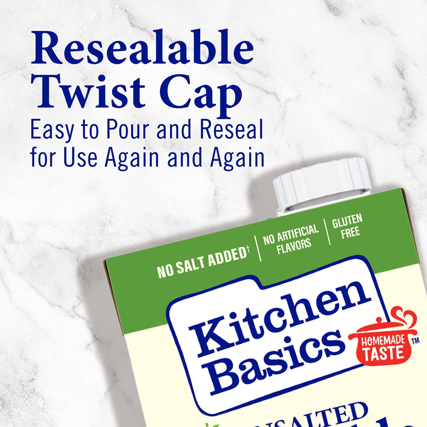 Kitchen Basics Unsalted Vegetable Stock, 32 Fl Oz