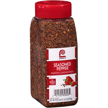 Lawry'S Seasoned Pepper, 10.3 Oz - One 10.3 Ounce Container Of Seasoned All Pepper For A Well-Rounded Flavor Of Black Pepper, Sweet Red Bell Peppers, And Spices