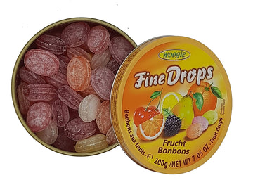 Woogie Fine Drops Fruit Mix Candies 200G