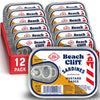 Beach Cliff Wild Caught Sardines In Mustard Sauce, 3.75 Oz Can (Pack Of 12) - 18G Protein Per Serving - Gluten Free, Keto Friend