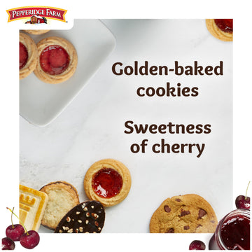 Pepperidge Farm Verona Cherry Thumbprint Cookies, 6.75 Oz. Bag