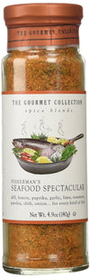 The Gourmet Collection Spice Blends, Fishermans Seafood Spectacular Seasoning For Crab Meat, Salmon, Crab Boil, Fish Fry. Shrimp