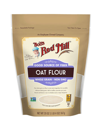 Bobs Red Mill Whole grain Oat Flour 1.25 Pound 20 Ounce (Pack of 1)