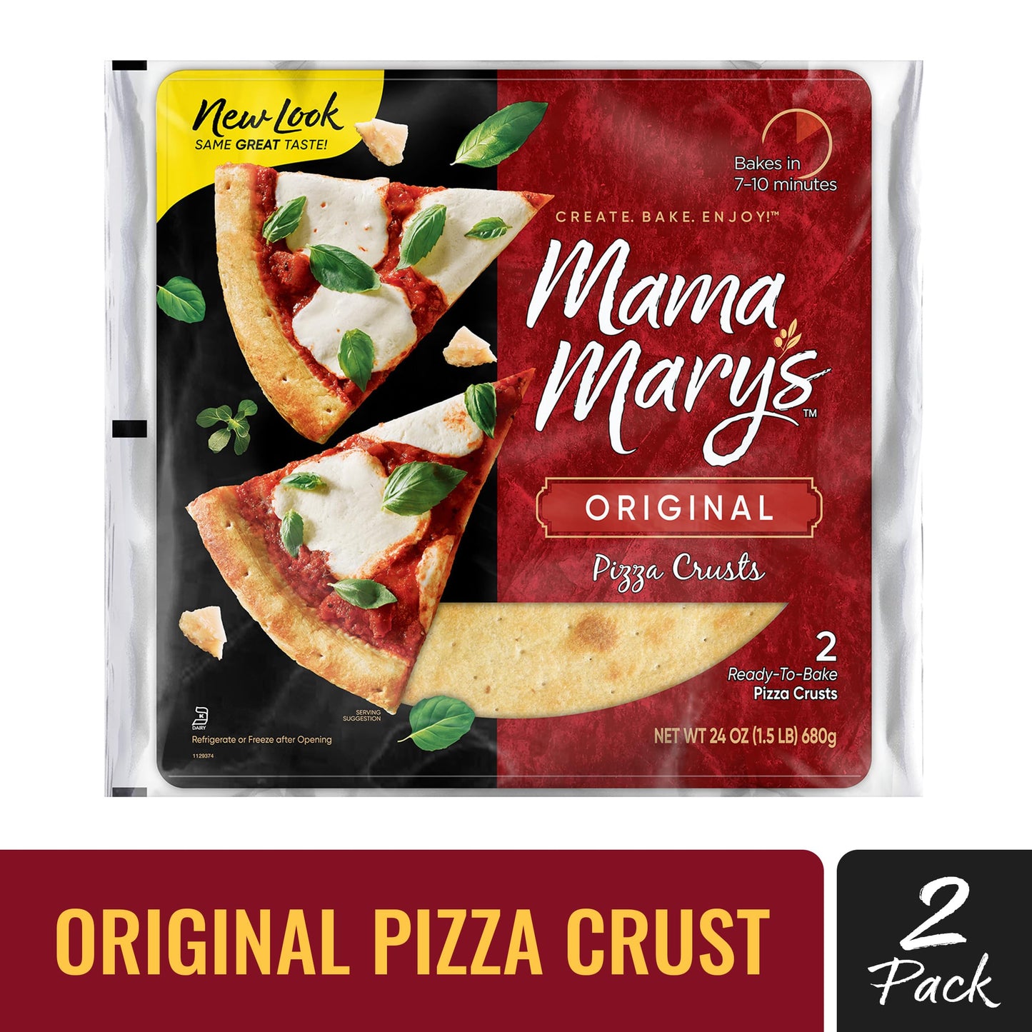Mama Mary'S Traditional Pizza Crust, 12 Inch, 24 Oz