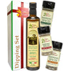 Papa Vince Bread Dipping Gift Set - Italian Extra Virflavor Blend Olive Oil & 3 Seasoning Spices For Bread Dipping Tasting & Appetizers