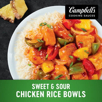 Campbells Cooking Sauces, Tangy Sweet and Sour, 11 Oz Pouch