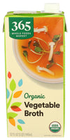 365 by Whole Foods Market, Organic Vegetable Broth, 32 Fl Oz