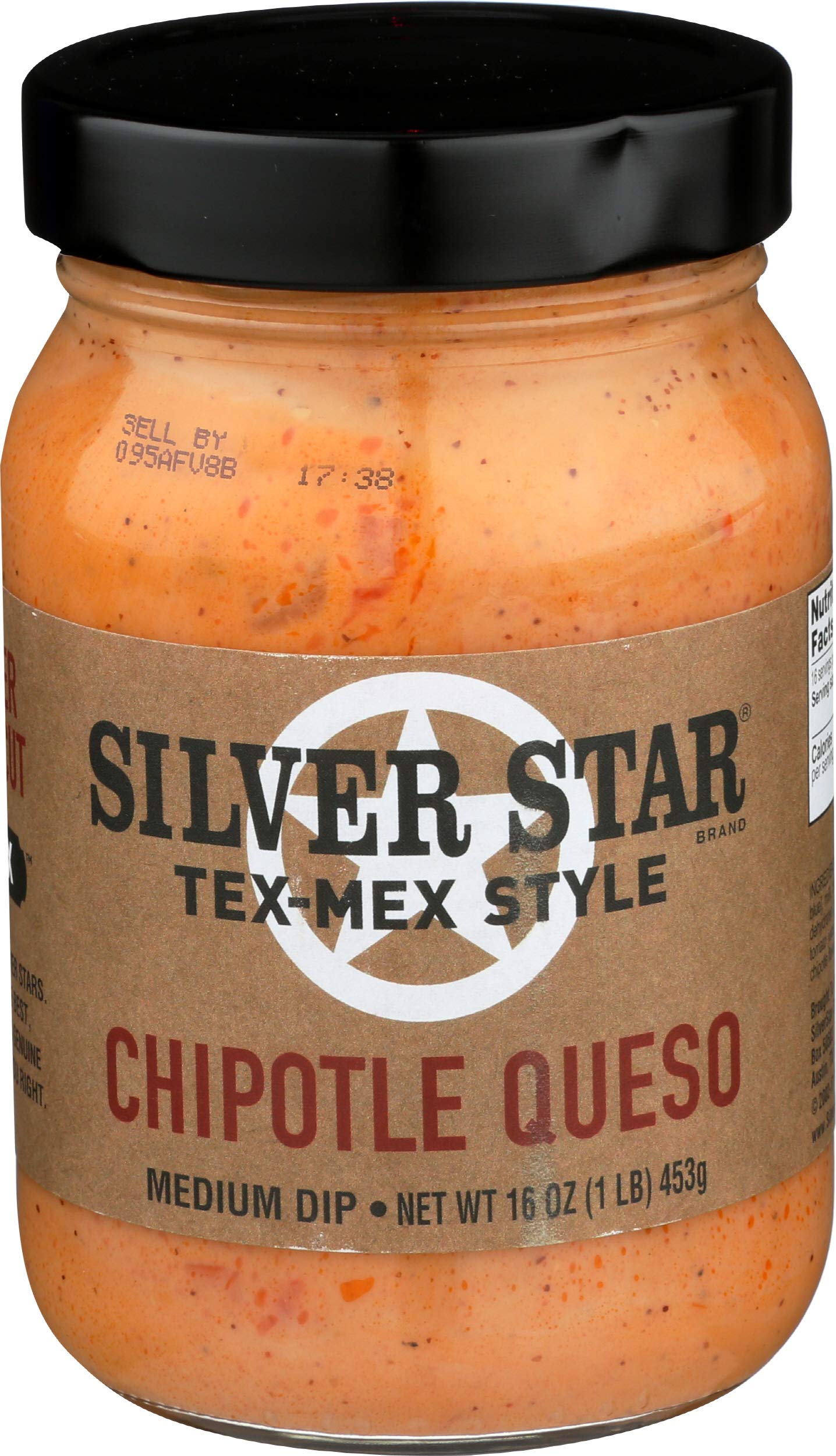 Silver Star Chiptole Queso Medium Dip, 16 oz