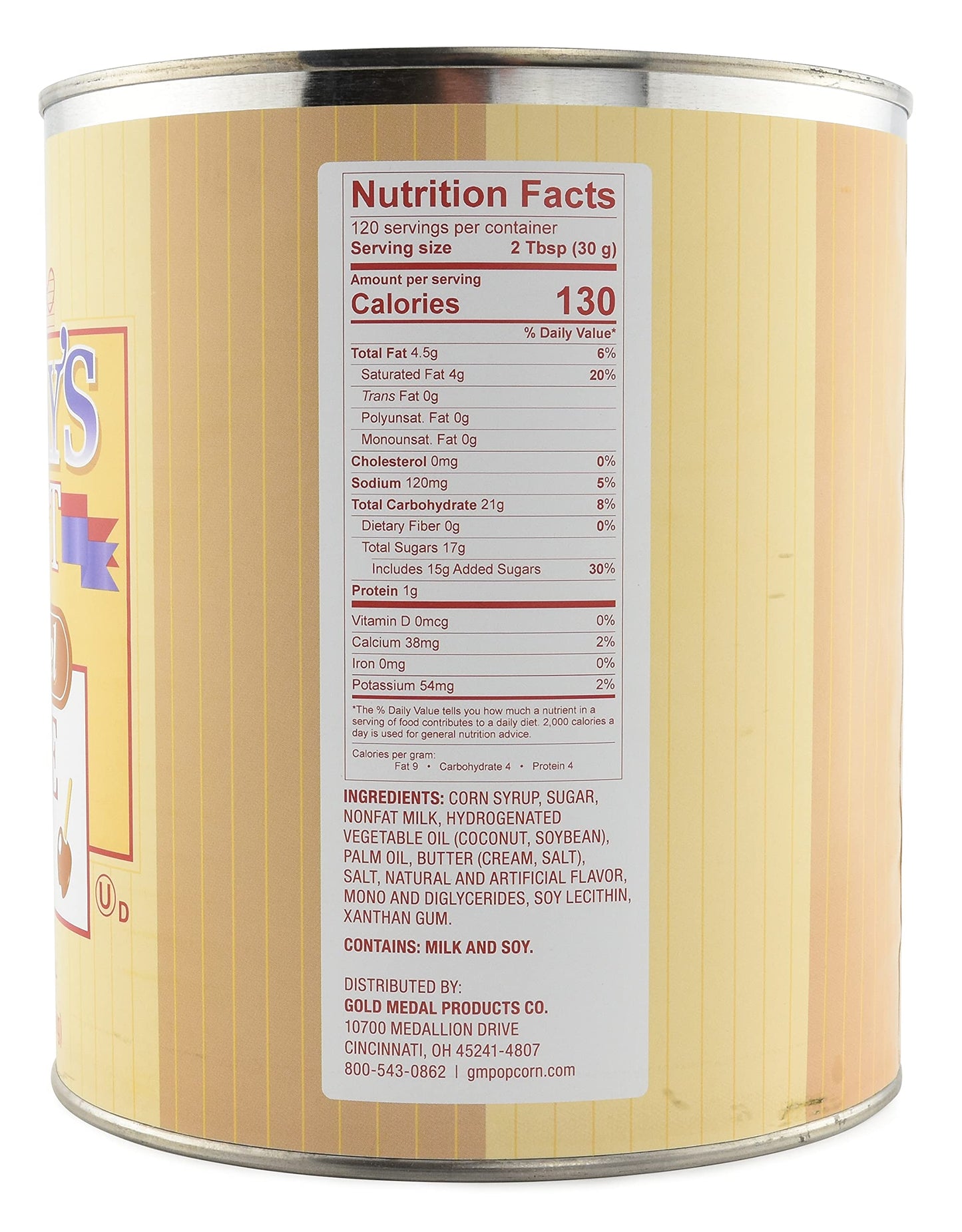Snappy Midways Finest Caramel Apple Dip (6-8 Lb cans)