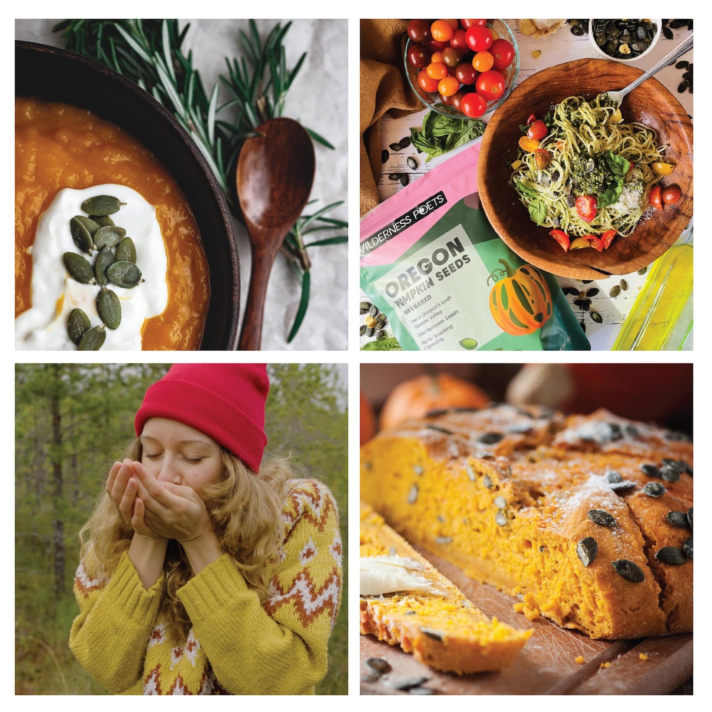 Wilderness Poets, Oregon Pumpkin Seeds - Organic, Heirloom, Raw - No Salt, No Shells, Bulk Size (5 Pound - 80 Ounce)