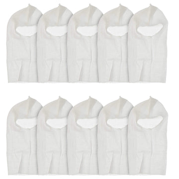 Tcp Global Premium Painters Spray Socks, One Size Fits All (Pack Of 10) - Snug Soft Stretch Cotton Hood Mask - Covers Head To Pr