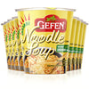 Gefen Instant Noodle Soup Cup 2.3oz (12 pack) No MSG, Chicken Soup Flavor, Meat Free, Dairy Free, Just Add Hot Water and Serve,2