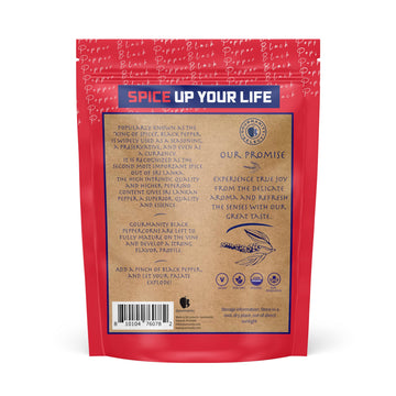 Gourmanity Organic Ceylon Whole Black Peppercorns, Complex And Aromatic Taste, Hand Picked And Sun Dried In Sri Lanka, Bulk Bag