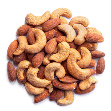 Food To Live - Dry Roasted Almonds And Cashews Mix, 1 Pound - Unsalted Oven Roasted Nuts, Protein Rich Trail Mix, Healthy Vegan