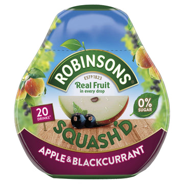 Robinsons Squash'D Apple & Blackcurrant No Added Sugar, 2.2 Fl Oz (66 Ml)
