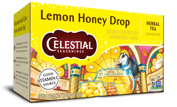 Celestial Seasonings Lemon Honey Drop Herbal Tea - 16 Tea Bags Box