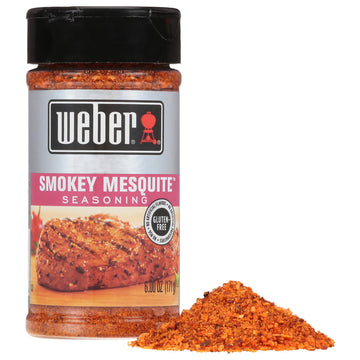 Weber Smokey Mesquite Seasoning, 6 Ounce Shaker, Pack of 6 - Perfect for Grilling, BBQ, and Flavoring Dishes