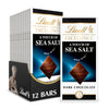 Lindt EXCELLENCE Sea Salt Dark Chocolate Bar, 3.5 oz (Pack of 12), Natural, Model 392965