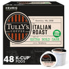 Tully'S Coffee, Italian Roast, Single-Serve Keurig K-Cup Pods, Dark Roast Coffee, 48 Count (2 Boxes Of 24 Pods)