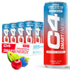 Cellucor C4 Smart Energy Drink - Sugar Free Performance Fuel, 12 Fl Oz (Pack of 12), Freedom Ice, Clear