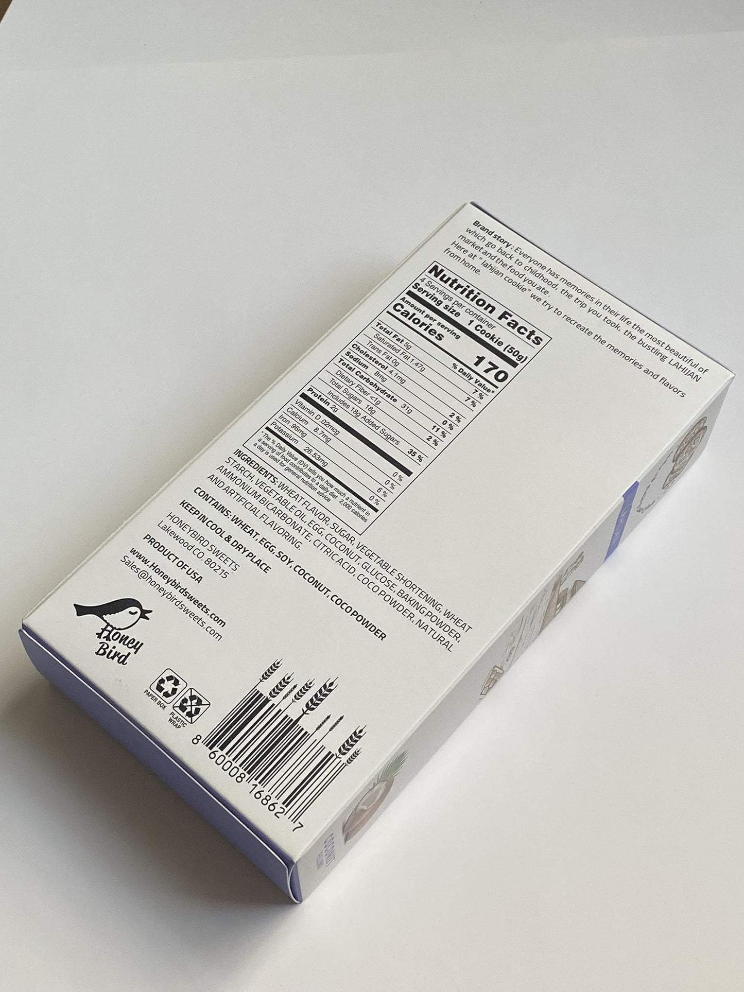 Coconut Filiing Koloocheh- Pack Of 5 Boxes Coconut Filling Koloocheh