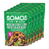 SOMOS Mexican Street Corn Pinto & Black Beans | Gluten Free, Non-GMO, Vegan Ready-to-Eat Microwavable Meals - Healthy & Plant Ba