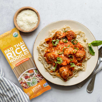 Lotus Foods Organic Brown Pad Thai Rice Noodles (PACK OF 3)