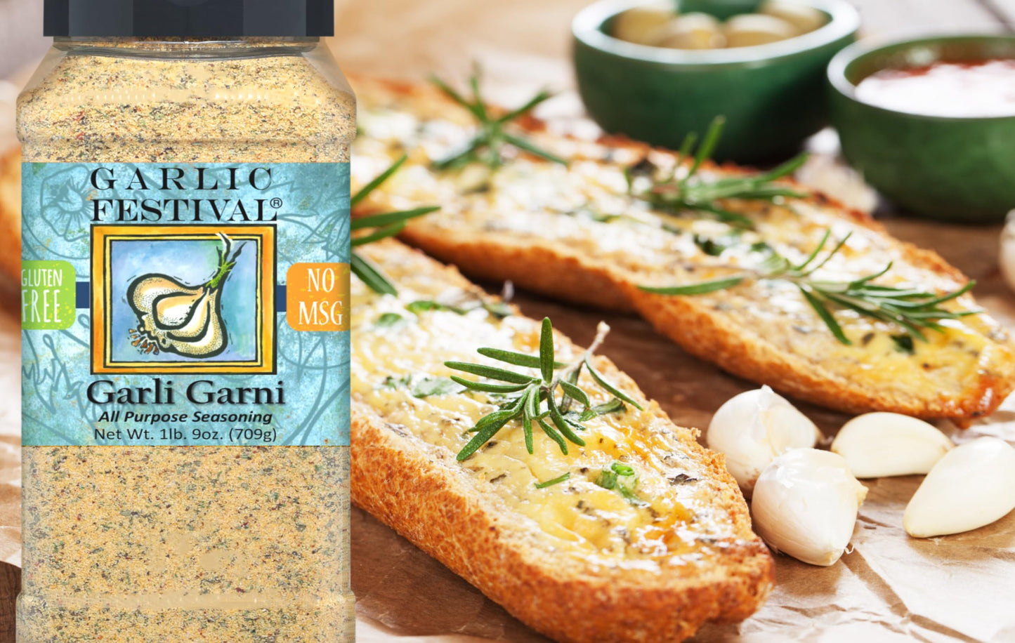 Garlic Festival Garli Garni 1Lb 8Oz All Purpose Shake